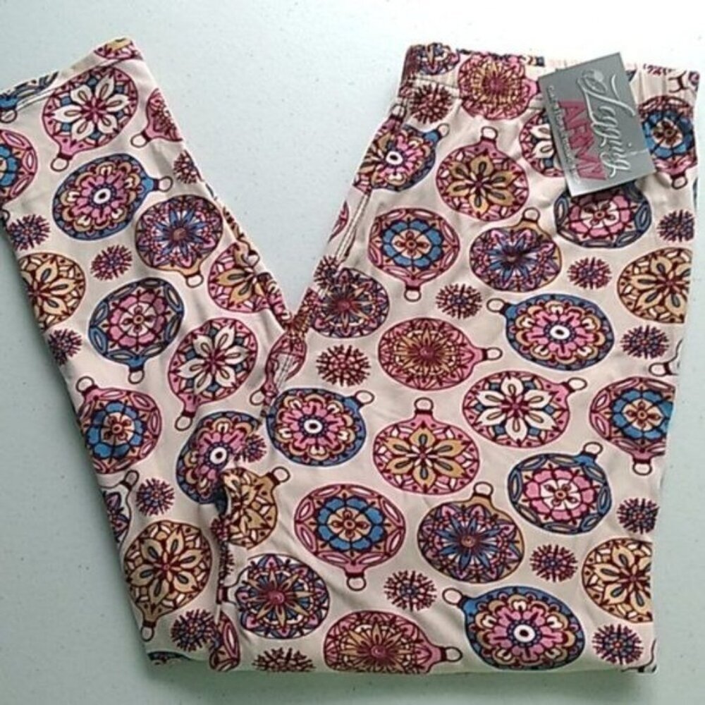 Legging Army Christmas Ornament Leggings Plus Size